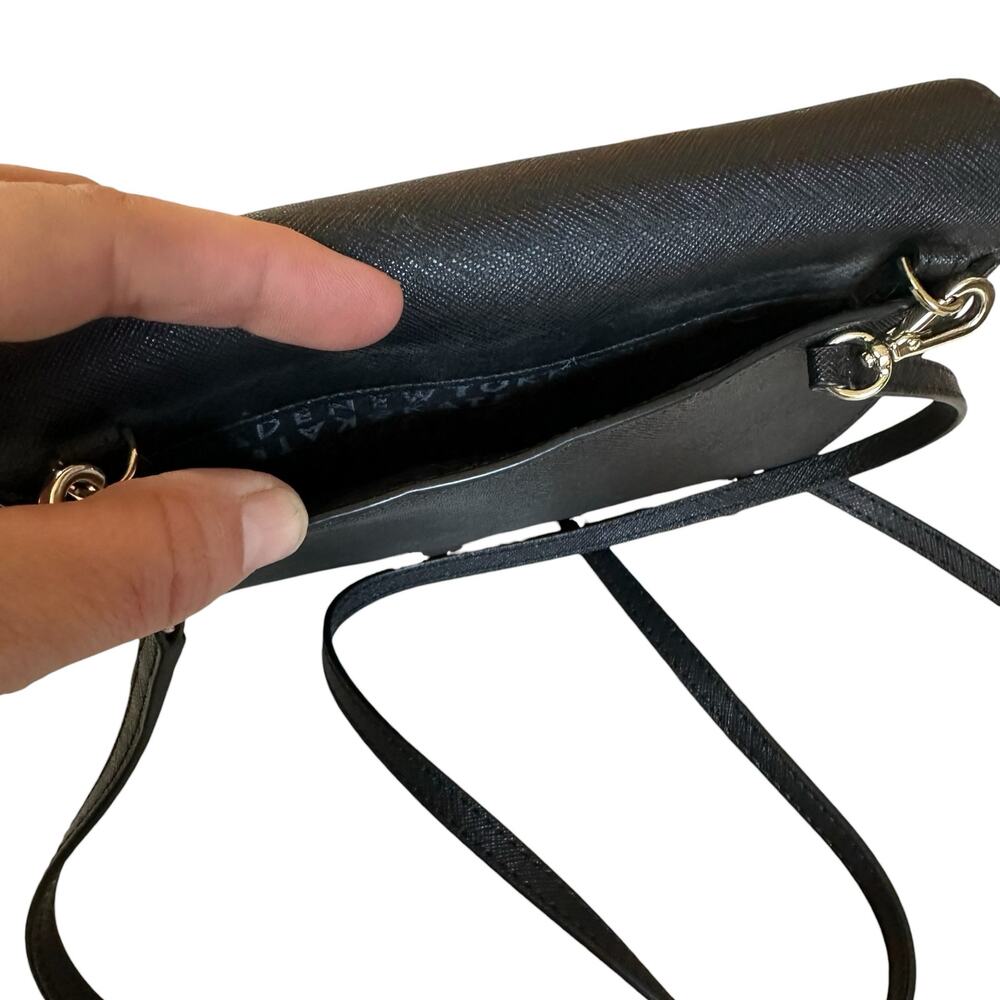 Kate Spade Womens Handbag Purse Black Small Wallet Minimalist Capsule Everyday - Picture 9 of 10